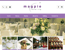 Tablet Screenshot of magpiecatering.com
